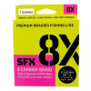 Sufix SFX 8 Carrier Braid Hot Yellow 135m fonott zsinór - 0,12mm 7,30kg