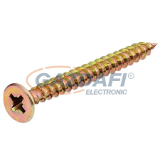  Süllyesztett fejű, horganyzott faforgácslap csavar, 3x30 barkácsolás, csiszolás, rögzítés