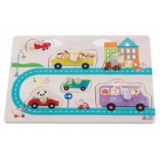 Sun Baby Fa kirakós - Happy Bus készségfejlesztő