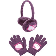Sun city Hello Kitty lila állítható fülvédő szett gyerek ruha szett