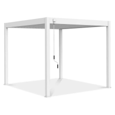  SUN ELEGANCE 3x3 m fehér terasz pergola kerti bútor