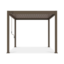  SUN ELEGANCE 3x3 m Taupe szürke terasz pergola kerti tárolás