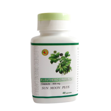 Sun Moon eleuthero gingseng 500mg kapszula 60 db vitamin és táplálékkiegészítő