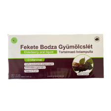  Sun Moon fekete bodza gyümölcslét tartalmazó ampulla 10x10ml 100 ml vitamin és táplálékkiegészítő