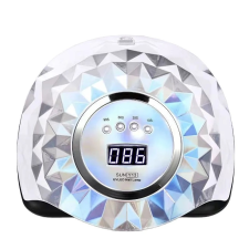 Sun Y13 Uv/Led Műkörmös Lámpa 248w 60DB Led Ezüst uv lámpa
