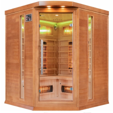  Sundum Classic 3 személyes WiFi sarokszauna barna szauna