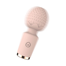  Sunfo Strawberry - vízálló mini masszírozó vibrátor (pink) vibrátorok