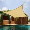 SunGarden Napvitorla - árnyékoló teraszra, négyszög alakú 3x4 m Világos Homok színben - HDPE anyagból