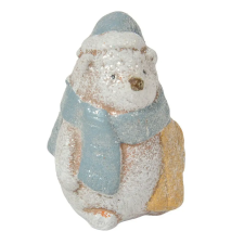 Süni figura glitteres ker. 9cm dekorációs kellék