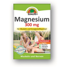 Sunlife Sunlife Magnézium 300 tabletta 150 db vitamin és táplálékkiegészítő