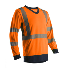  SUNO HI-VIZ NARANCS HOSSZÚ UJJÚ PÓLÓ_S láthatósági ruházat