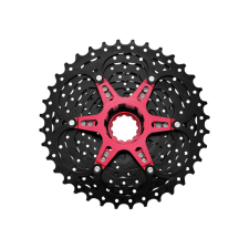 Sunrace CSMX0 10 sebességes fogaskeréksor [fekete-piros, 11-36] kerékpáros kerékpár és kerékpáros felszerelés