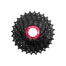 Sunrace CSRX1 11 sebességes fogaskeréksor [fekete-piros, 11-32] kerékpáros kerékpár és kerékpáros felszerelés