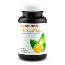 Sunrider Herb Cal Tab tabletta az erősebb fogak és csontok számára. tablet tok