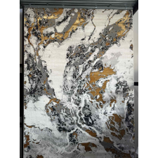  Sunset 8441 Fehér-Arany 60szett=60x220cm+2dbx60x110cm modern szőnyeg lakástextília