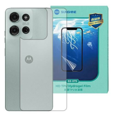 Sunshine Motorola Moto G75, SUNSHINE Hydrogel TPU hátlapvédő fólia, 1db, Ultra Clear mobiltelefon kellék