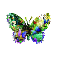 SunsOut 1000 db-os XXL puzzle - Forest Butterfly - Alixandra Mullins (96024) puzzle, kirakós