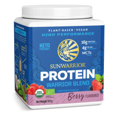 Sunwarrior Warrior Blend Organic Protein erdei gyümölcsök 375 g vitamin és táplálékkiegészítő