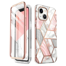 Supcase COSMO iPhone 14 Plus / 15 Plus készülékhez tok – márvány tok és táska