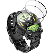 Supcase IBLSN ArmorBox Supcase szett tok, szíj és üveg Samsung Galaxy Watch 4/5/6 (44 mm) - Fekete okosóra kellék