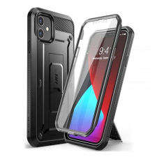 Supcase UNICORN BEETLE PRO defender műanyag telefonvédő (360°-os védelem, közepesen ütésálló, műanyag előlap) FEKETE Apple iPhone 12 mini tok és táska