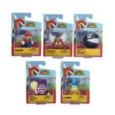  Super Mario figurák vegyesen 6cm játékfigura