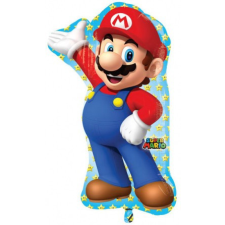  Super Mario fólia lufi 83 cm party kellék