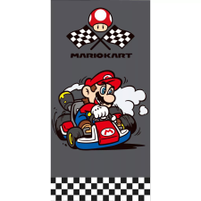 Super Mario Kart fürdőlepedő, strand törölköző 70x140cm lakástextília
