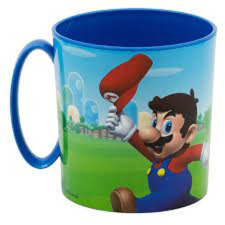 Super Mario Mushroom Kingdom micro bögre 350 ml bögrék, csészék