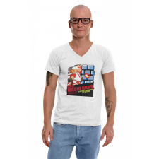  Super Mario Nintendo - Férfi V Nyakú Póló férfi póló