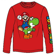Super Mario Yoshi gyerek hosszú ujjú póló, felső 10 - 11 év / 140 - 146 cm gyerek pulóver, kardigán