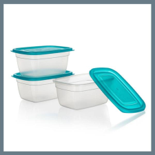 SUPER VALUE Műanyag tárolódoboz szett 0,95 l, 3 db 55075048-A bútor