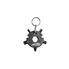 SuperB 8 funkciós mini zseb-szerszámkészlet, fekete kerékpár és kerékpáros felszerelés