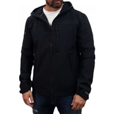 Superdry Férfi kabát Superdry Soft Shell M5011824A S INTL Fekete férfi kabát, dzseki