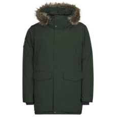 Superdry Parka kabátok EVEREST FAUX FUR PARKA JACKET Zöld EU M
