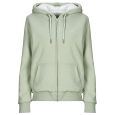 Superdry Pulóverek BORG LINED ZIPHOOD Zöld DE 36