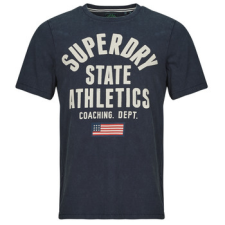 Superdry Rövid ujjú pólók ATHLETIC ESSENTIAL Tengerész EU M férfi póló