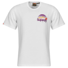 Superdry Rövid ujjú pólók LOGO GREAT OUTDOORS CHEST Fehér EU S férfi póló