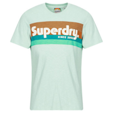 Superdry Rövid ujjú pólók LOGO TERRAIN Zöld EU M férfi póló