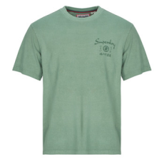 Superdry Rövid ujjú pólók Tokyo Narrative Loose Tee Zöld EU M
