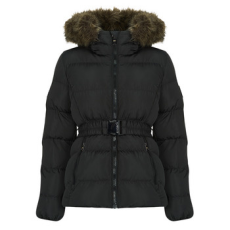 Superdry Steppelt kabátok FUJI BELT PUFFR Fekete DE 38