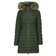 Superdry Steppelt kabátok FUJI HOODED MID FAUSSE FOURRURE Keki DE 34