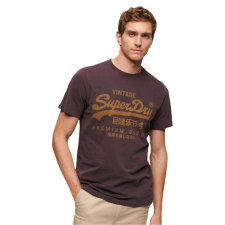 Superdry Vl Premium Goods Graphic S INTL bordó vörös póló férfi póló