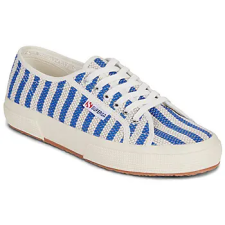 Superga Rövid szárú edzőcipők 2750 COTTON STRIPES Kék 38 női cipő