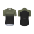 SUPERIOR Race SS rövid ujjú mez [olive green-fekete, S] kerékpáros