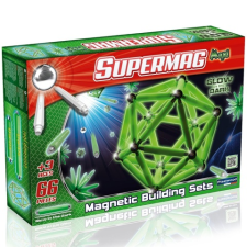 SUPERMAG : Maxi glow 66 db-os mágneses játék kreatív és készségfejlesztő