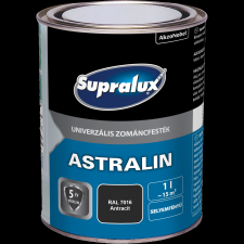 Supralux ASTRALIN UNIVERZÁLIS SF ZOMÁNCFESTÉK 1L ANTRACIT RAL7016 zománcfesték