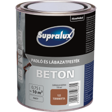Supralux BETON PADLÓ ÉS LÁBAZATFESTÉK 122 TERRAKOTTA 0,75L fal- és homlokzatfesték