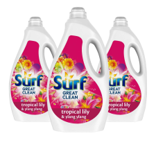 Surf Tropical folyékony Mosógél 3x3L - 180 mosás tisztító- és takarítószer, higiénia