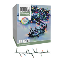 Sűrű fényfüzér 1000 LED-es időzítős programos adapteres multi dekorációs kellék